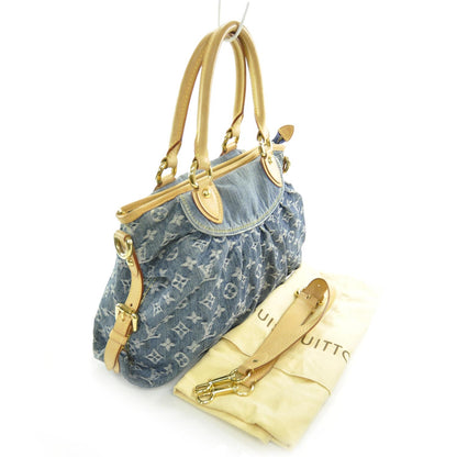 Louis Vuitton Denim Neo Cabby MM Blue 3 of 8