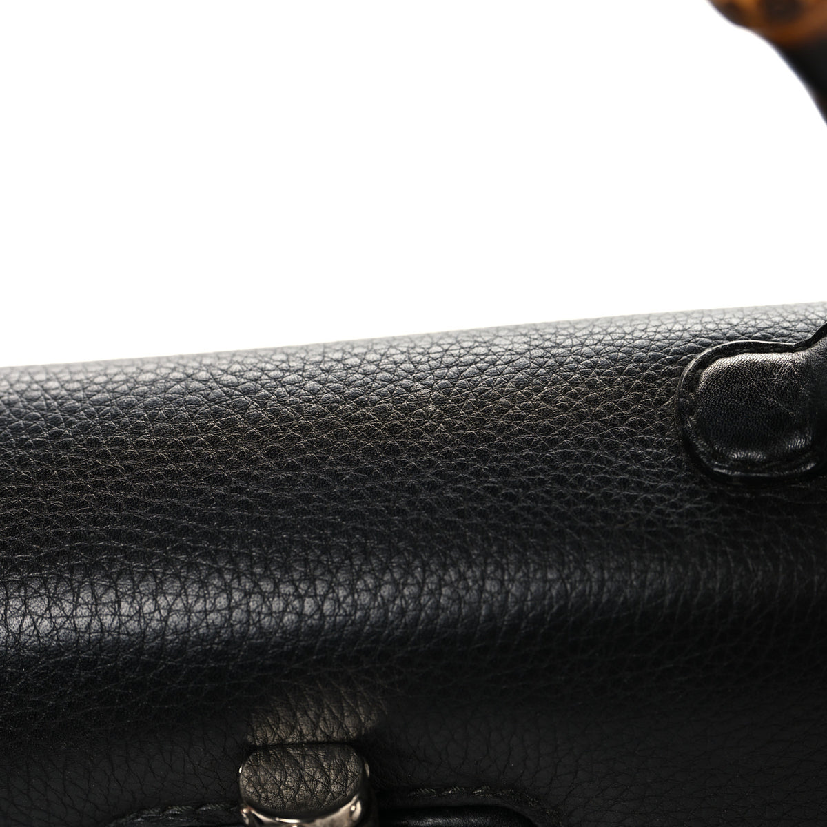 Gucci Calfskin Medium New Bamboo Top Handle Bag Black 15 of 15