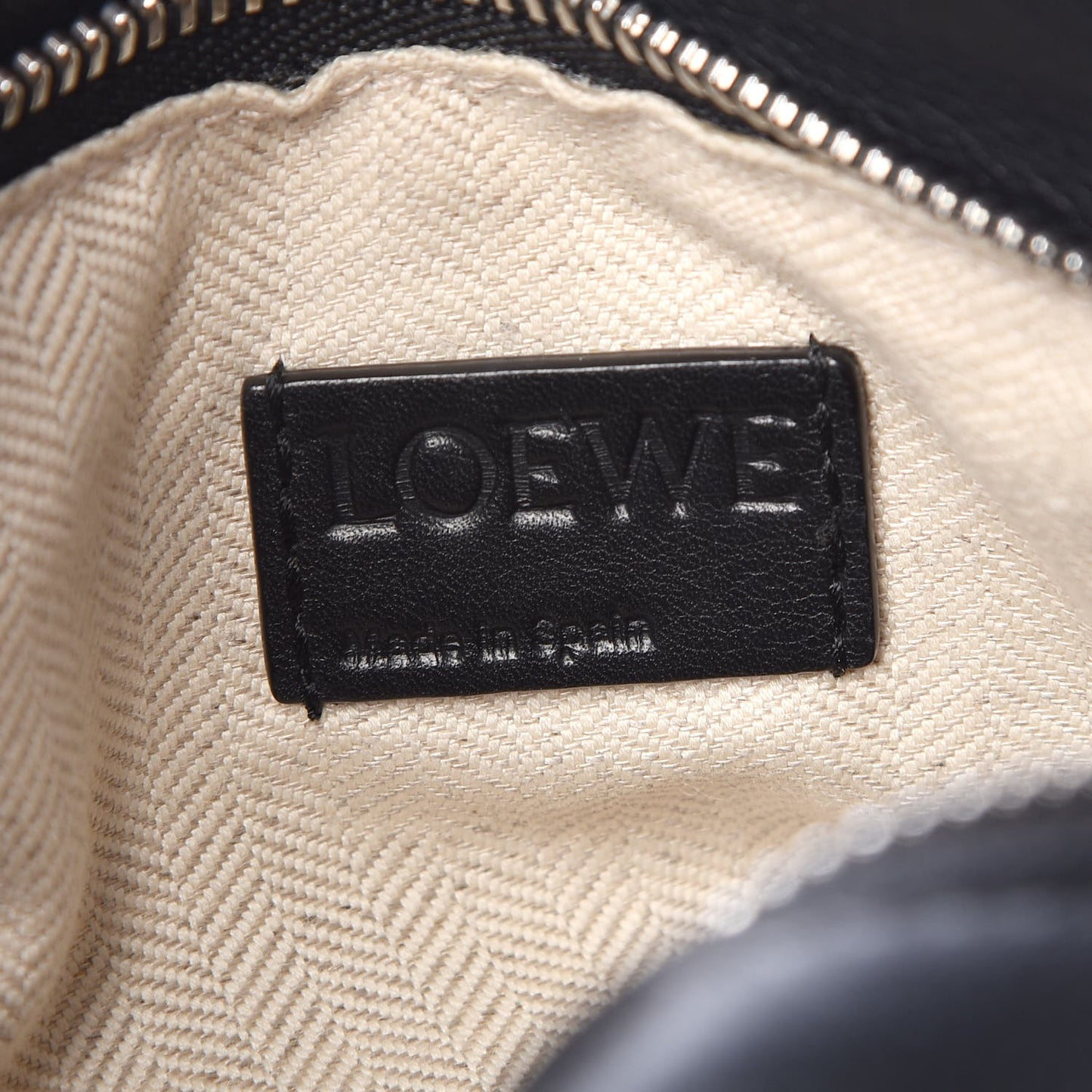 Calfskin Small Puzzle Bag Black