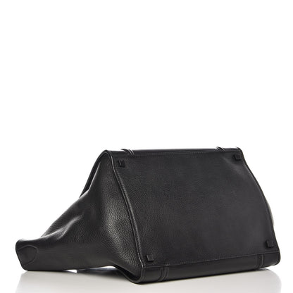Celine Supple Calfskin Medium Phantom Luggage Black 4 of 11
