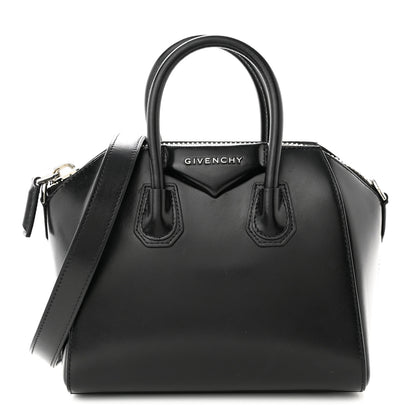 Givenchy Shiny Lord Calfskin Mini Antigona Black 1 of 11