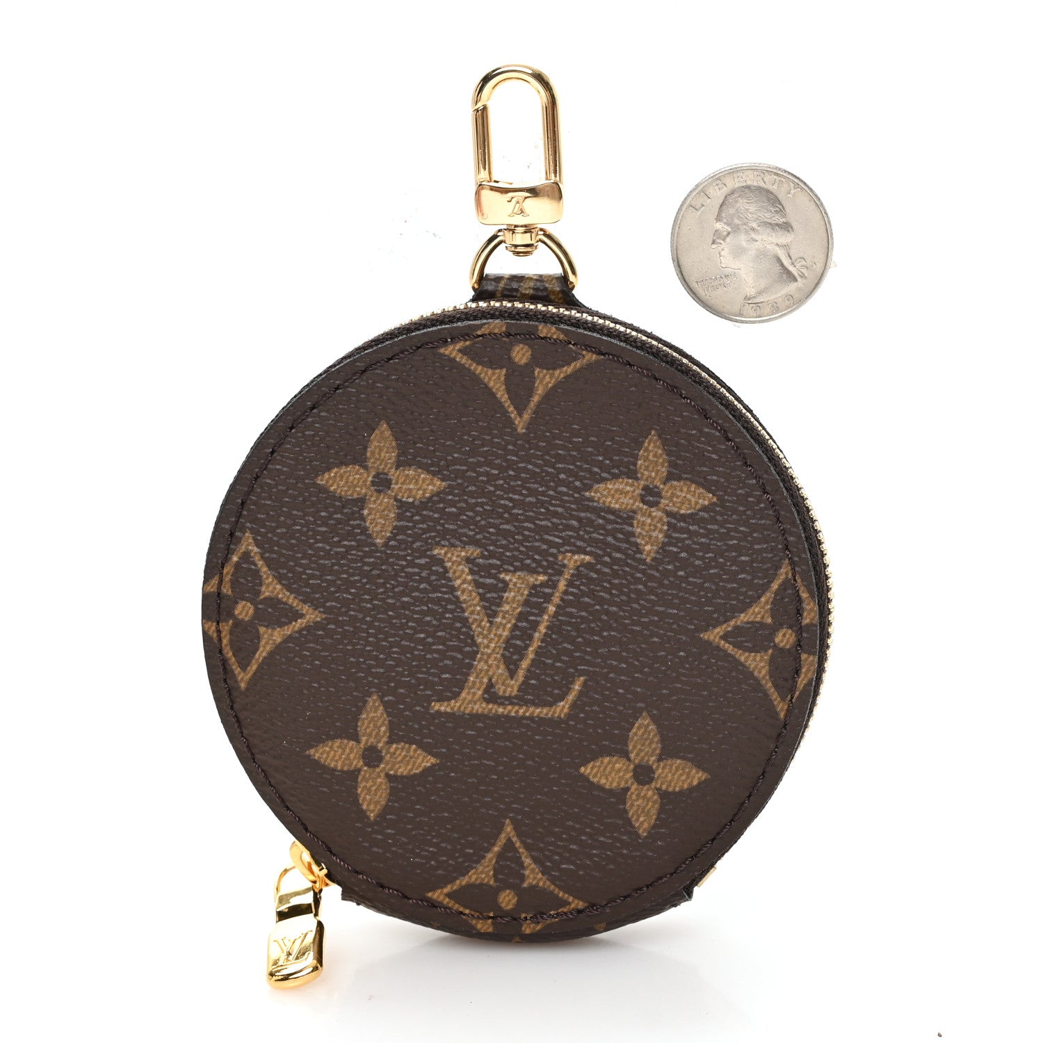 Louis Vuitton Monogram Multi Pochette Accessories Round Coin Purse 2 of 5