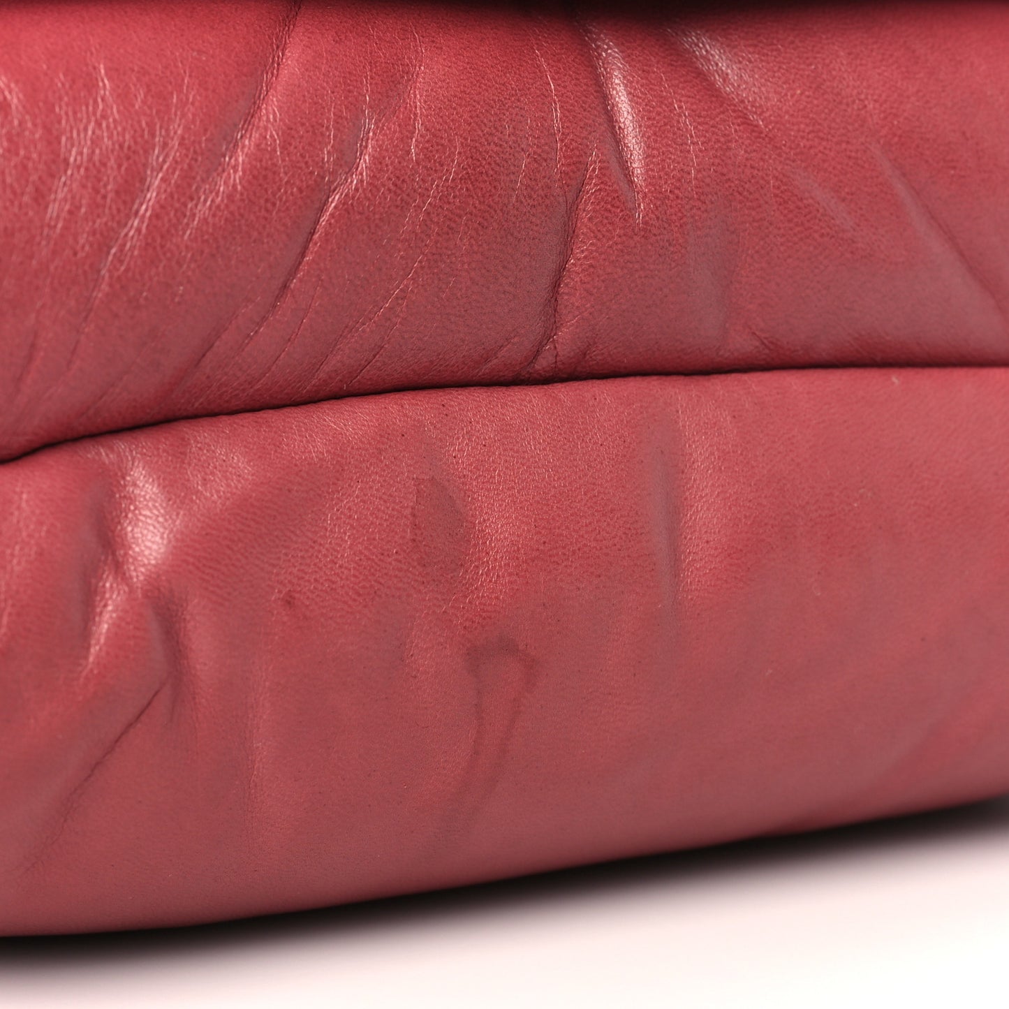Lambskin Goya Puffer Bag Plumrose