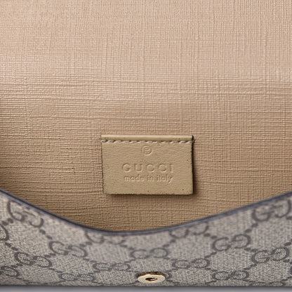 Gucci GG Supreme Monogram Nice Continental Wallet Beige 7 of 11
