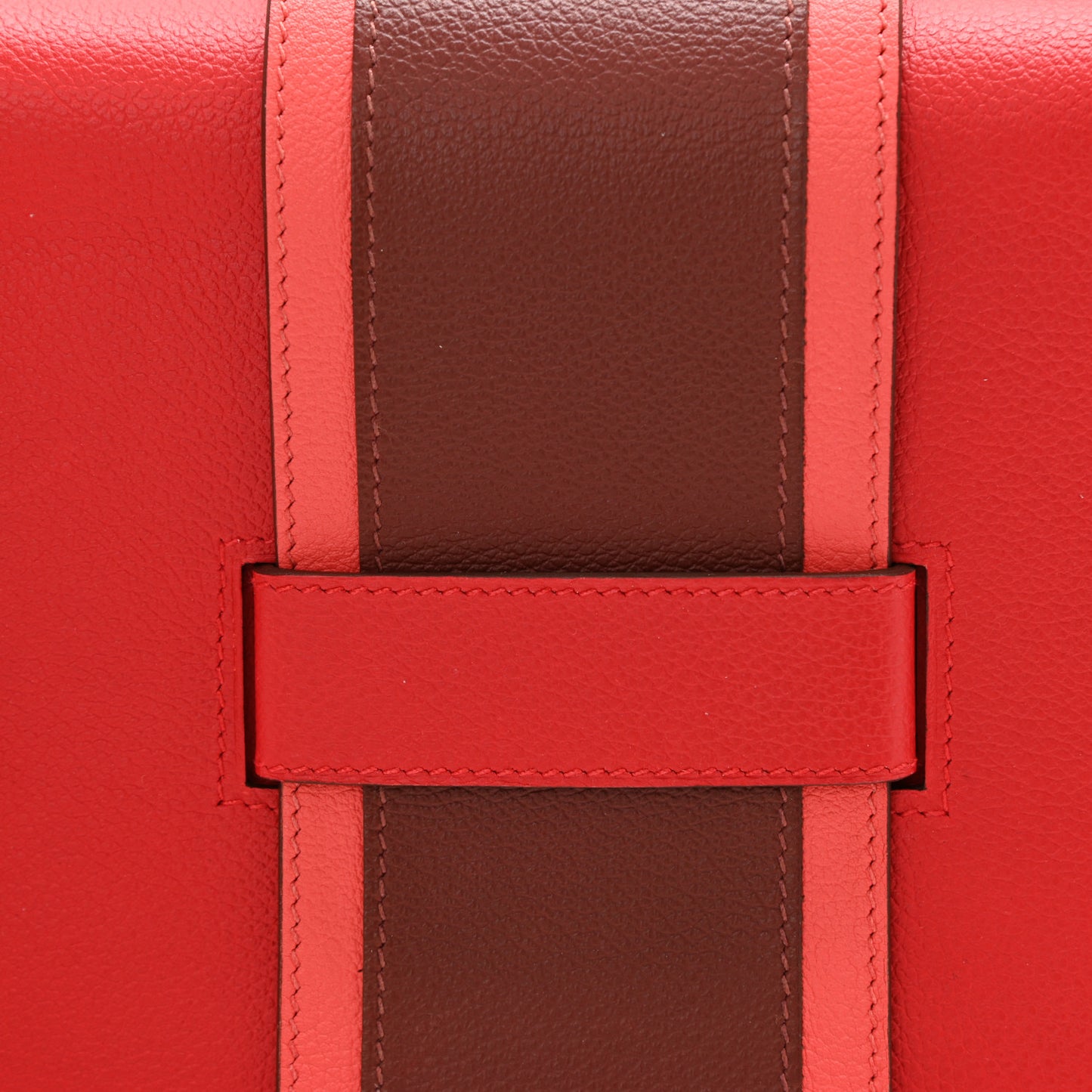 Evercolor H Passant Clutch Rouge De Coeur Rouge H Rose Texas