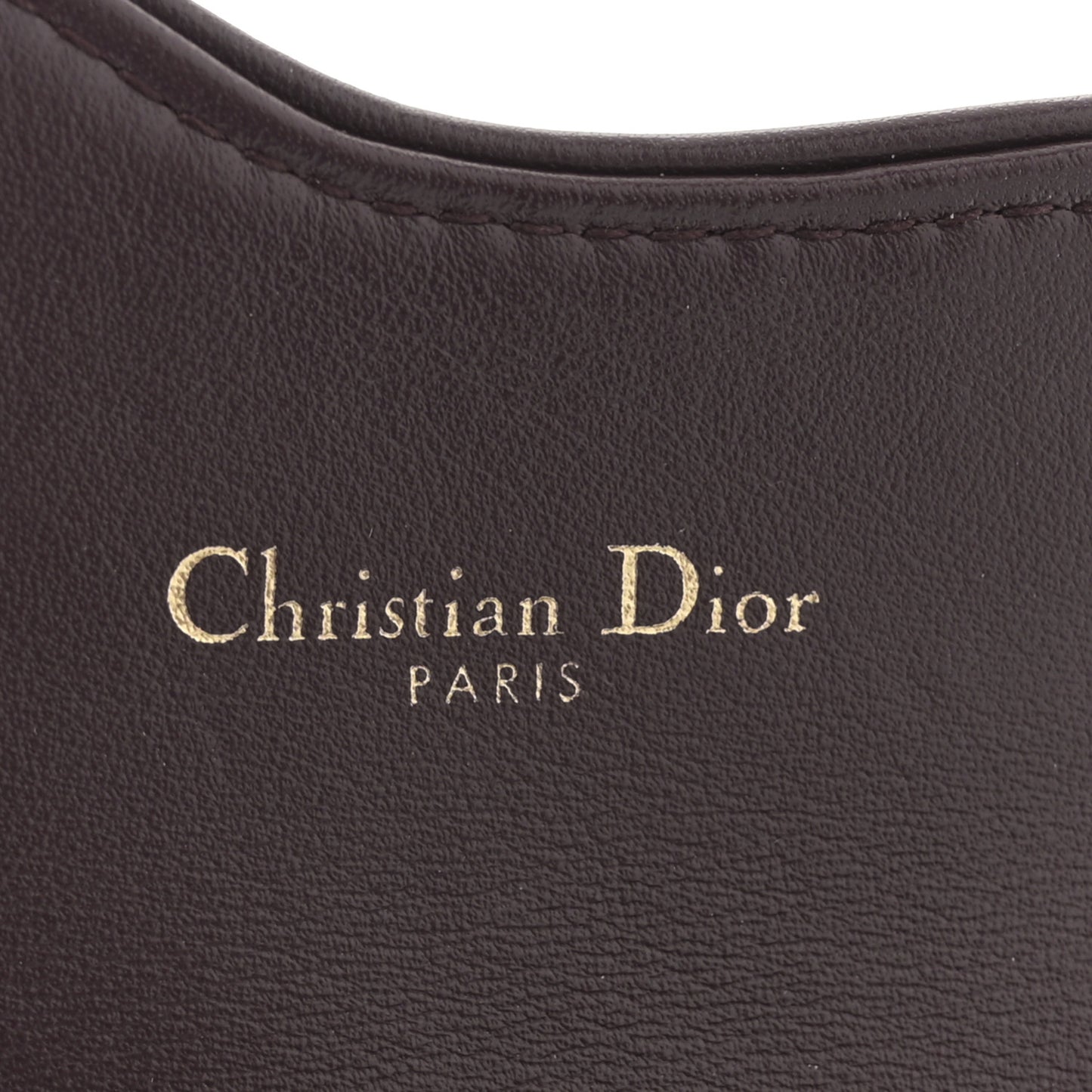 Oblique Saddle Card Holder Bordeaux
