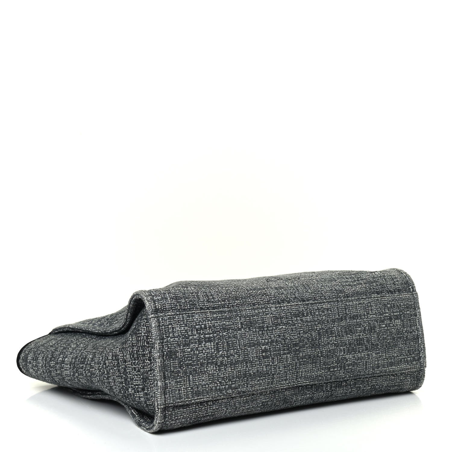 Chanel Canvas Large Deauville Tote Charcoal 3 of 4