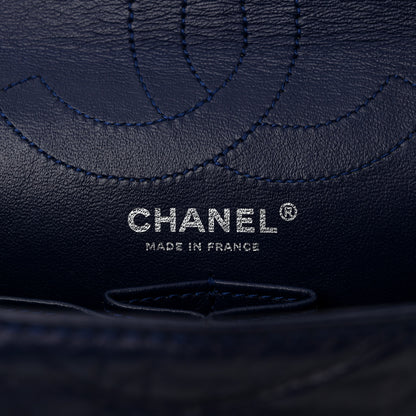 Chanel Aged Calfskin Quilted 2.55 Reissue 226 Flap Dark Blue 6 of 11