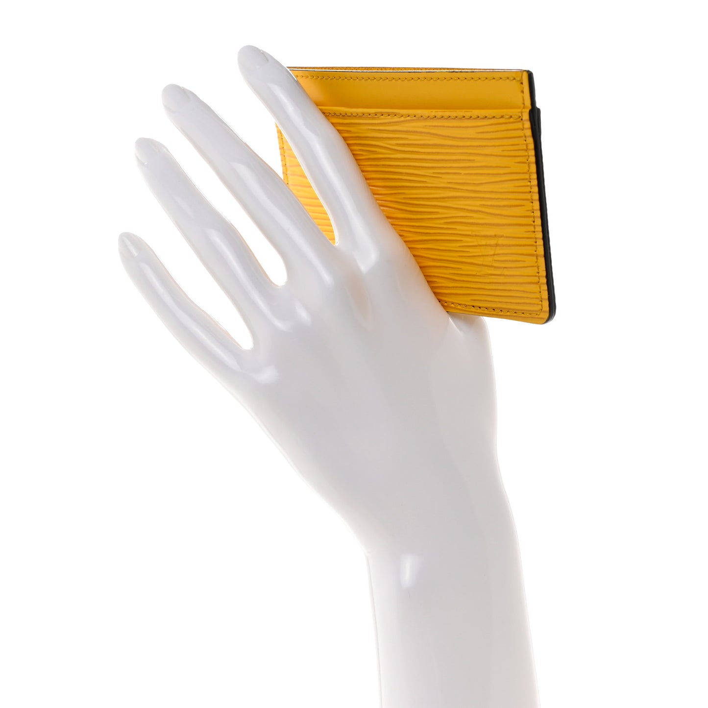 Epi Card Holder Jonquille