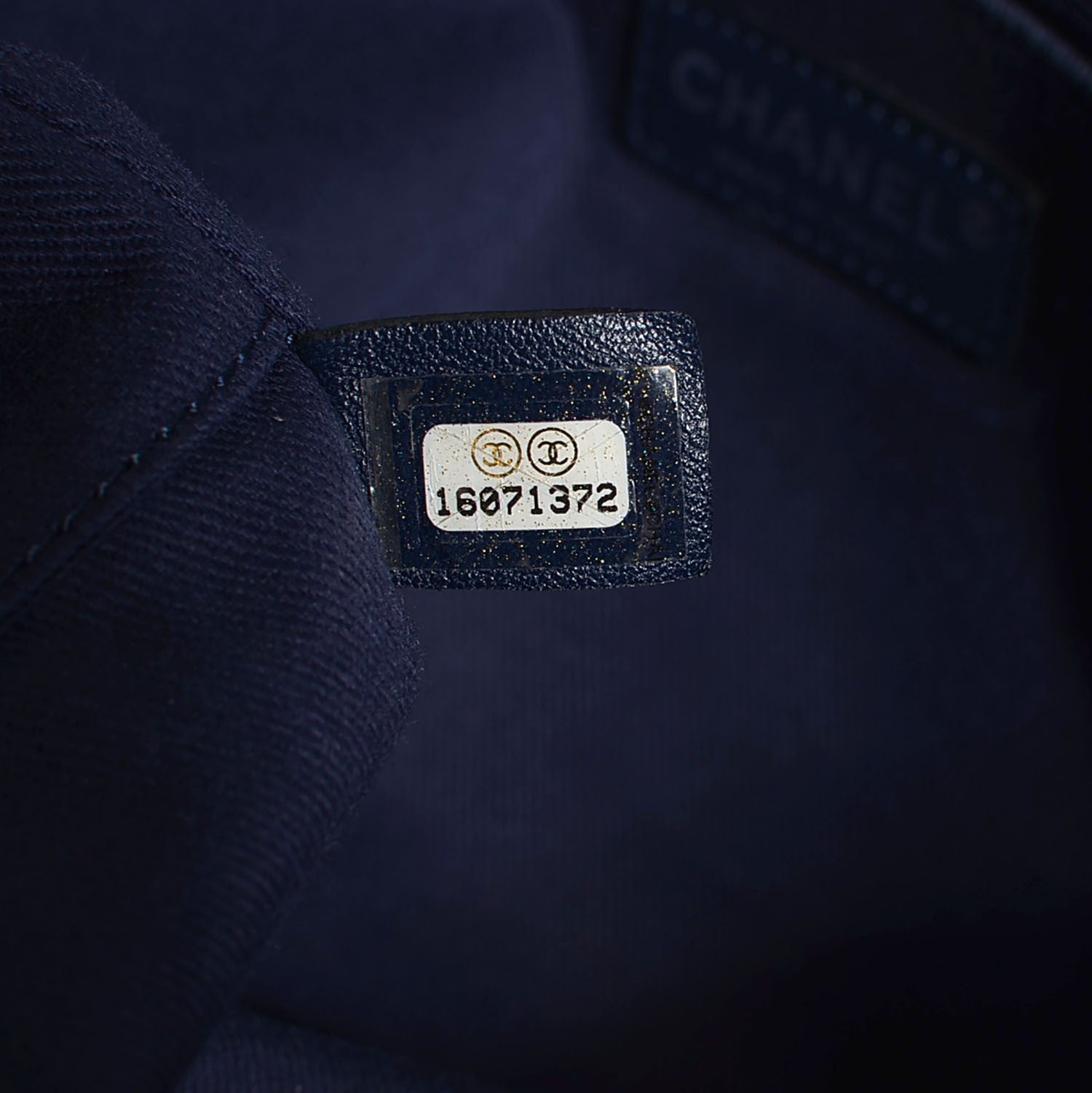 Chanel Canvas Deauville Small Tote Denim Blue 8 of 8