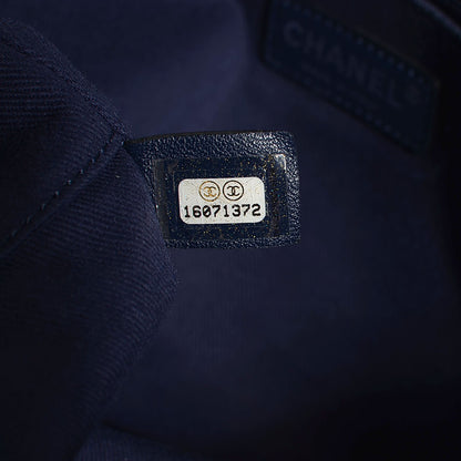 Chanel Canvas Deauville Small Tote Denim Blue 8 of 8