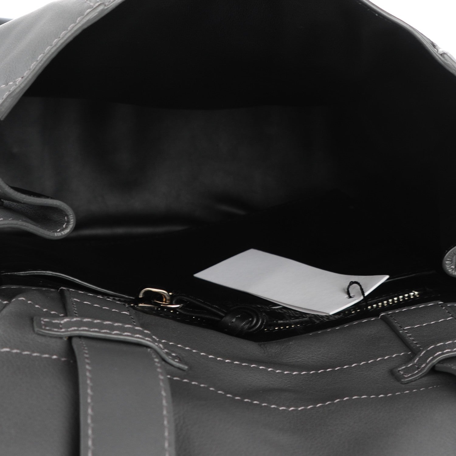 Proenza Schouler Calfskin Small PS Courier Backpack Heather Grey 5 of 9