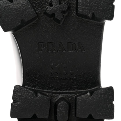Prada Spazzolato Rois Monolith 55mm Derby Loafers 39 Black 6 of 8