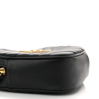 Louis Vuitton Calfskin New Wave Heart Bag Black 9 of 10