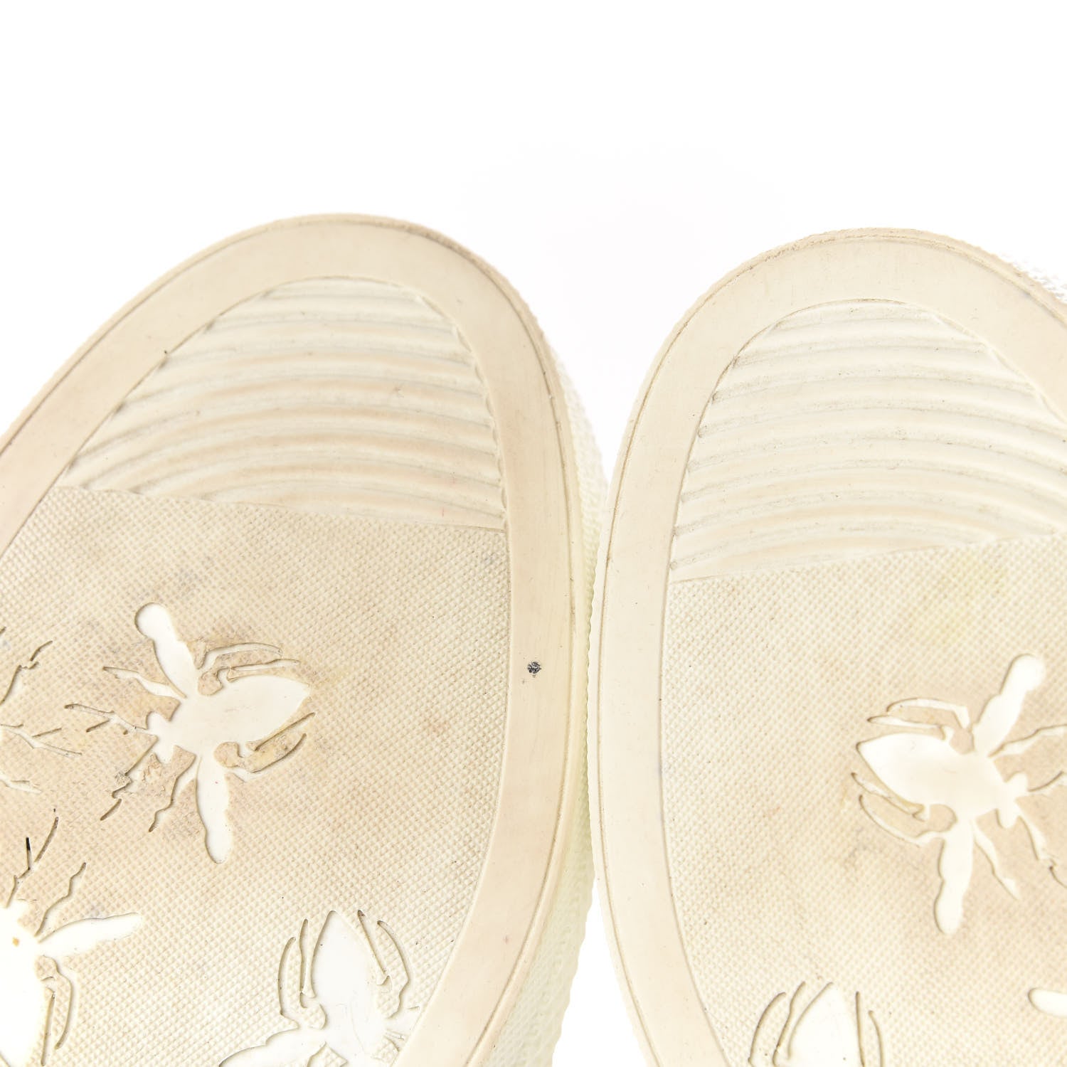 Christian Dior Technical Canvas Flowers B23 Low Top Sneakers 37 White 9 of 12
