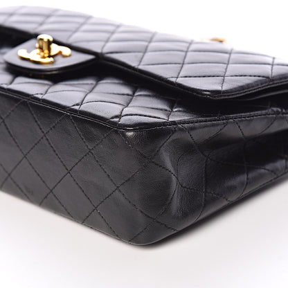 Chanel Lambskin Quilted Medium Double Flap Black 9 of 11
