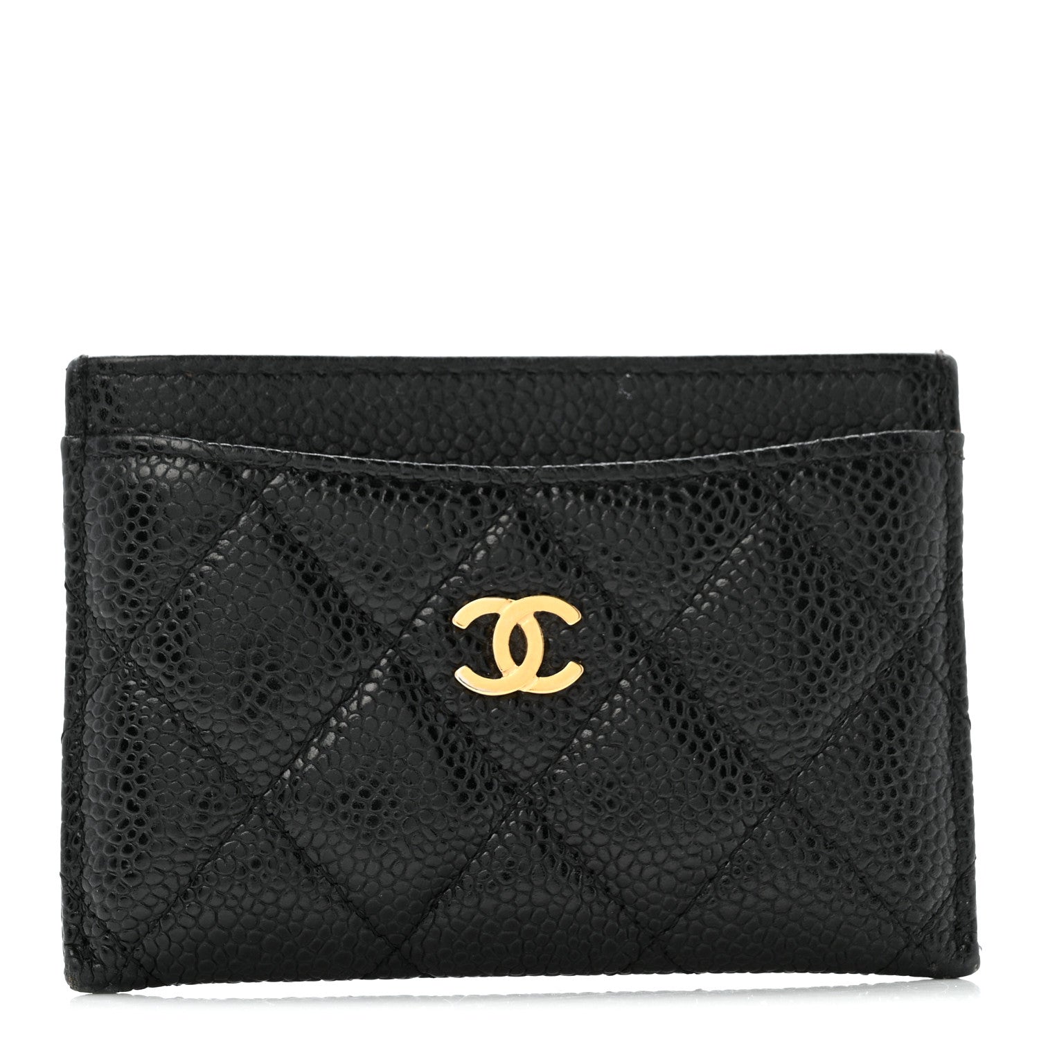 Chanel Caviar Quilted Card Holder Black 1 of 10