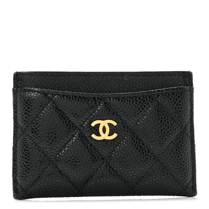 Chanel Caviar Quilted Card Holder Black 1 of 10