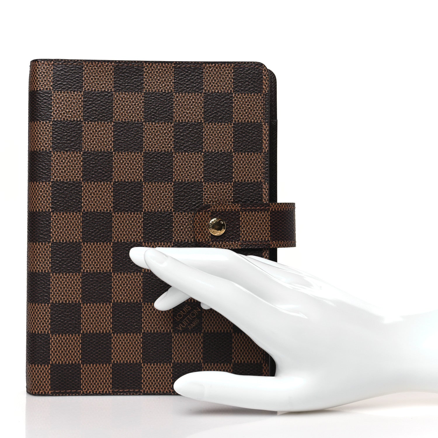 Louis Vuitton Damier Ebene Medium Ring Agenda Cover 2 of 8