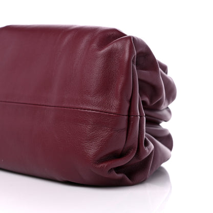 Bottega Veneta Smooth Butter Calf The Pouch Oversized Clutch Bordeaux 9 of 9