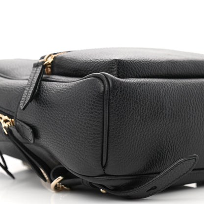 Gucci Pebbled Calfskin Soho Chain Backpack Black 9 of 11