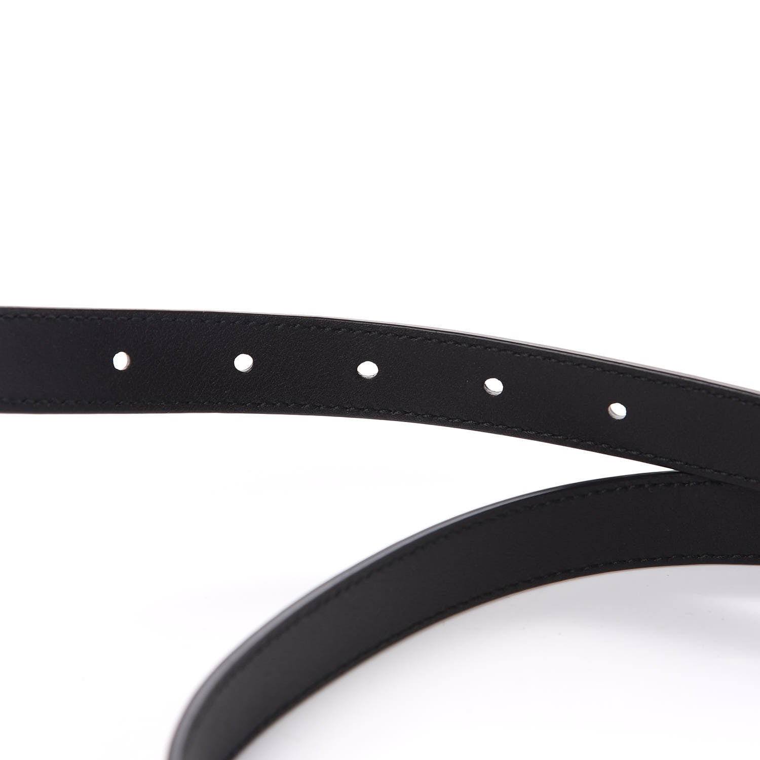 Gucci Calfskin Double G 20mm Belt 80 32 Black 3 of 4