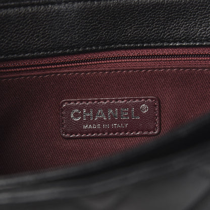 Chanel Goatskin Quilted Medium Perfect Edge Flap Black 5 of 9
