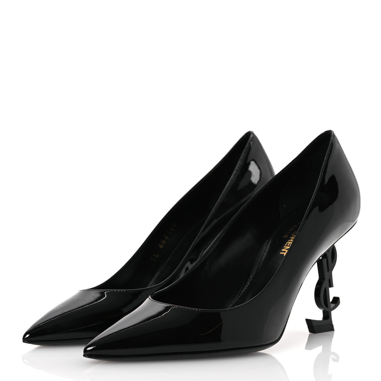 Saint Laurent Patent Opyum 85 Pumps 37 Black 4 of 12
