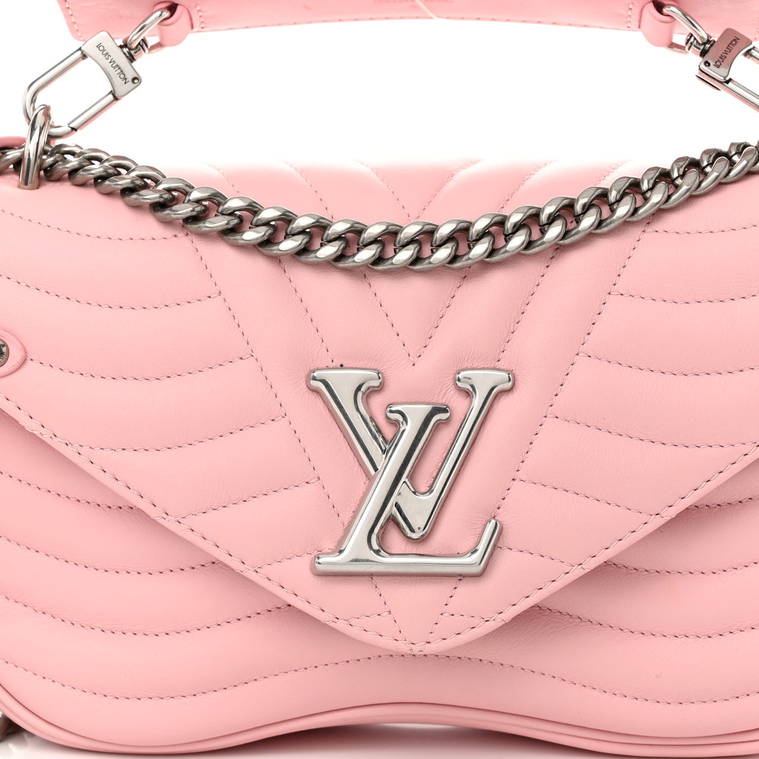 Louis Vuitton Calfskin New Wave Chain MM Smoothie Pink 7 of 10