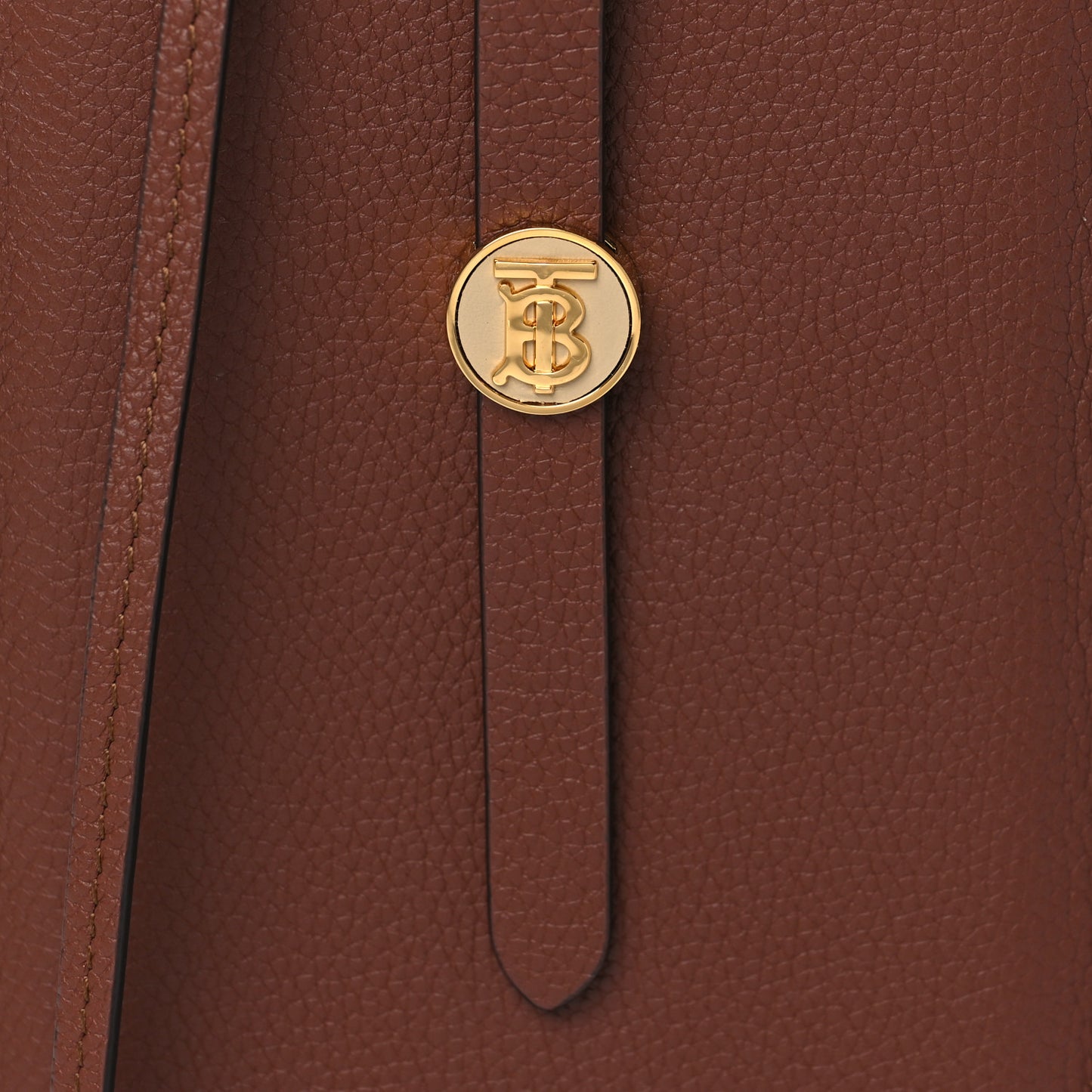 Calfskin Anne Phone Case With Strap Brown