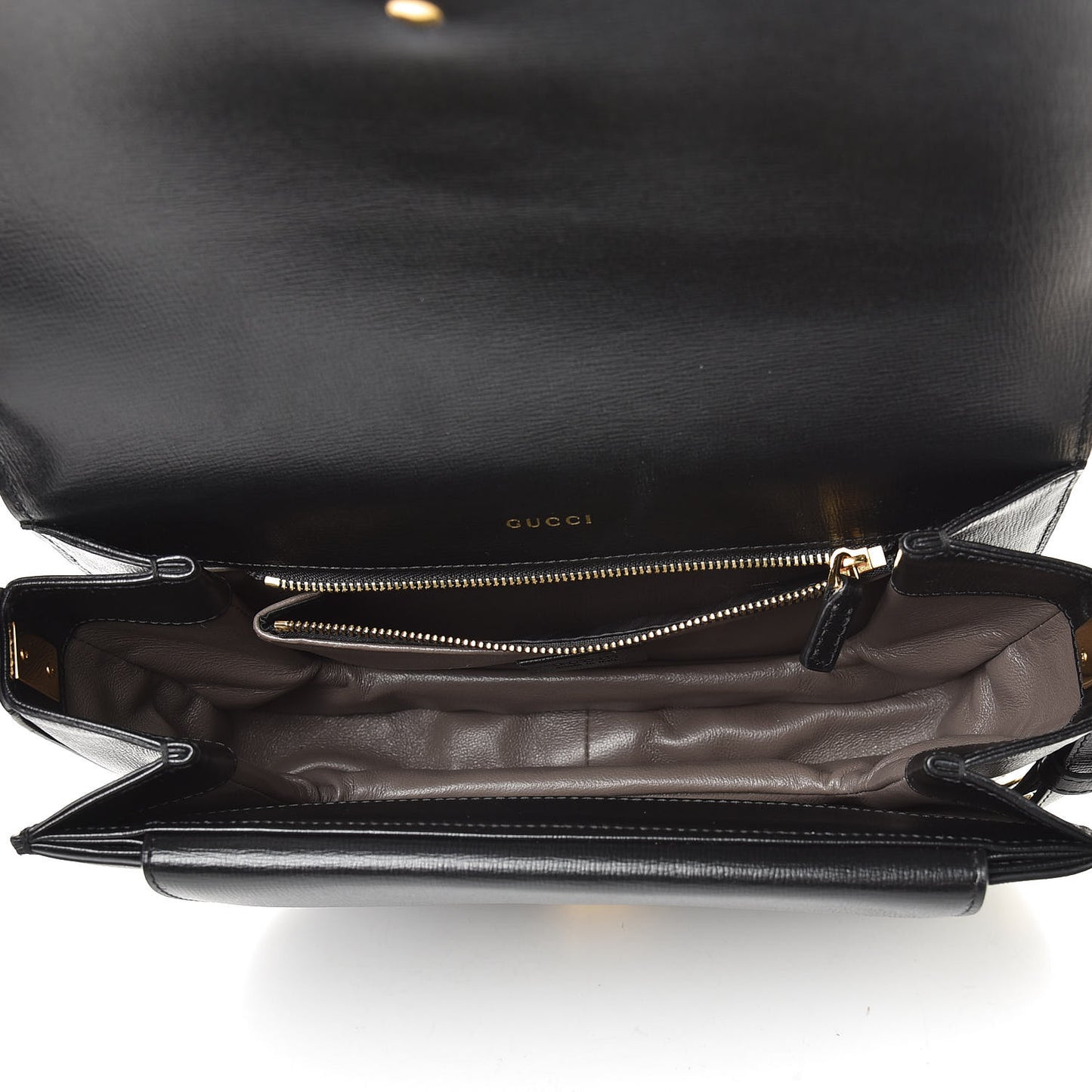 Azalea Calfskin Small Sylvie 1969 Flap Messenger Bag Black