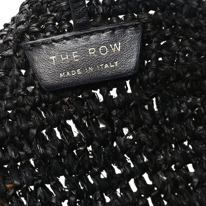 The Row Raffia Oregon Bag Black 7 of 12