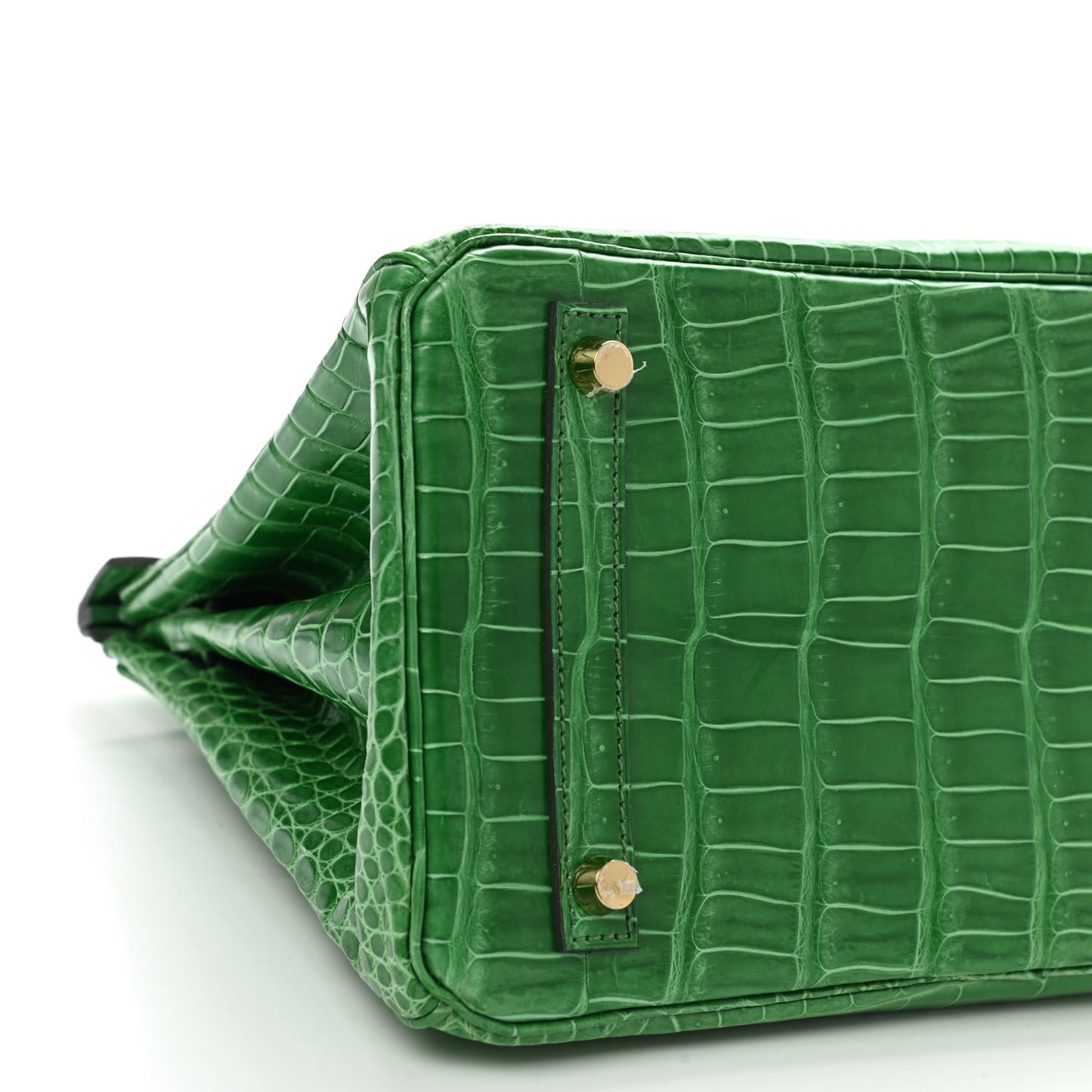Shiny Porosus Crocodile Birkin 30 Cactus