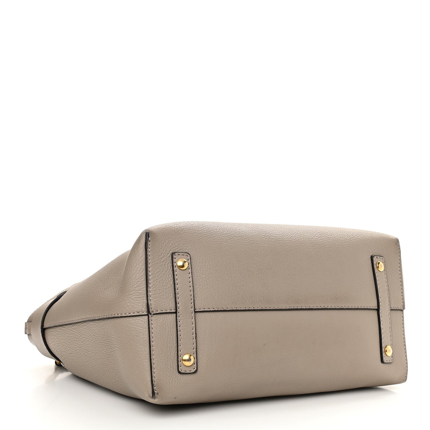 Soft Grain Calfskin Medium Belt Bag Beige Brown