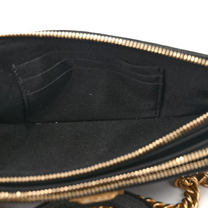 Chanel Caviar Quilted Small Boy Clutch With Chain Black 6 of 13