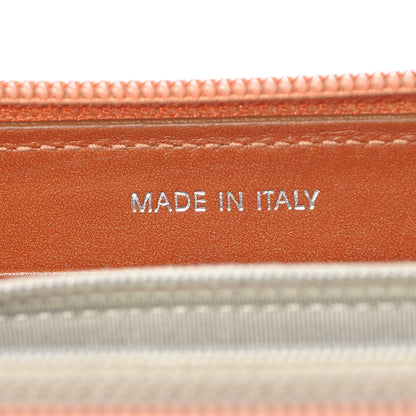 Chanel Caviar Large CC Timeless Zip Around Organizer Wallet Orange 7 of 16
