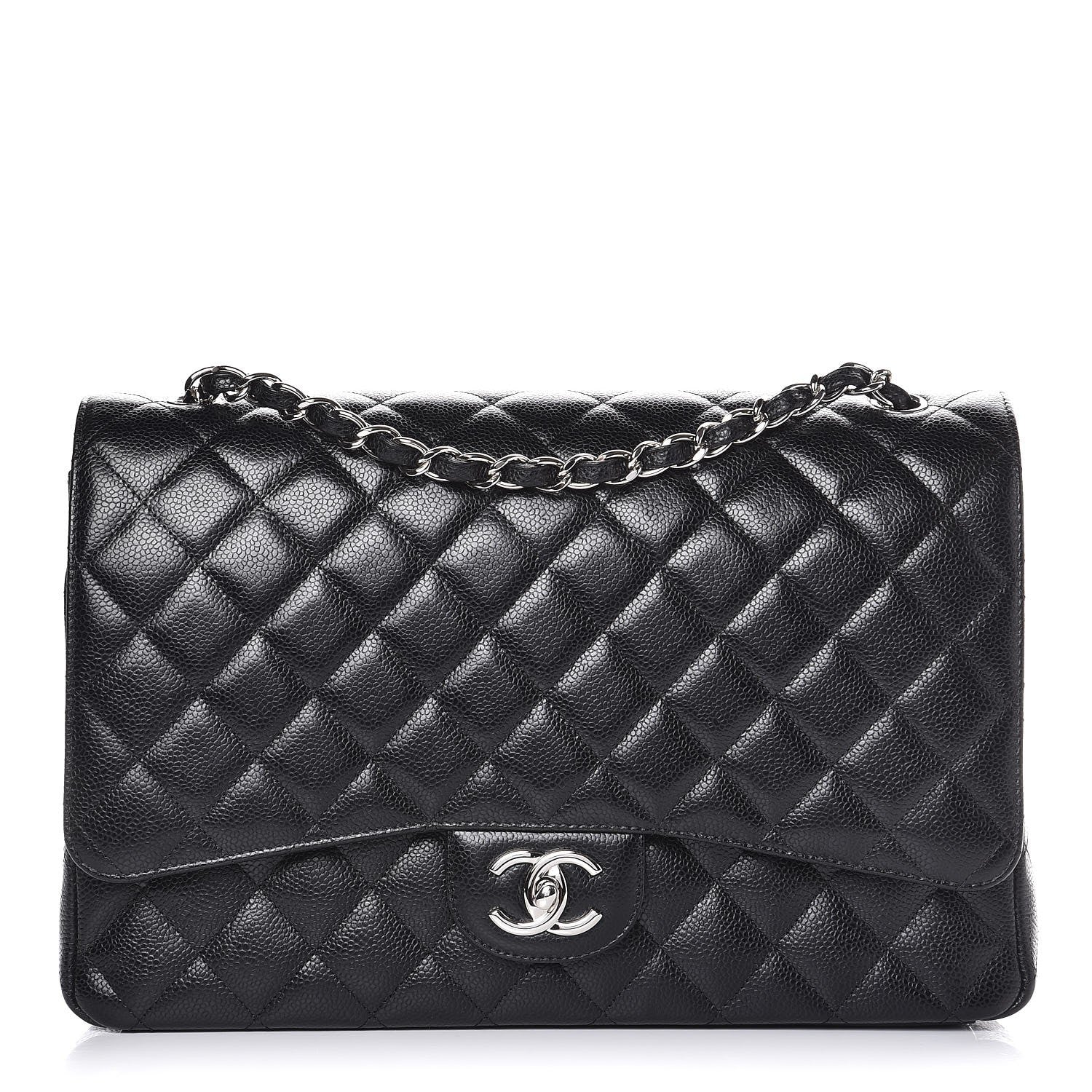 Chanel Caviar Quilted Maxi Double Flap Black 1 of 7