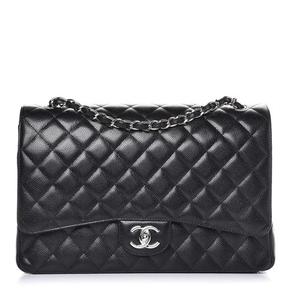 Chanel Caviar Quilted Maxi Double Flap Black 1 of 7