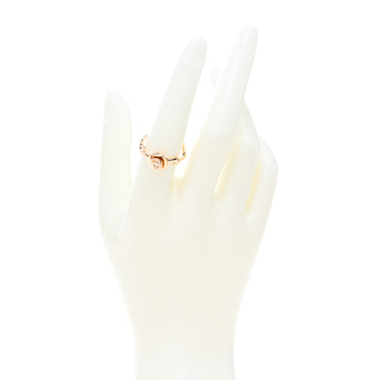 Christian Dior 18K Rose Gold Diamond Small Rose Couture Ring 54 7 2 of 4