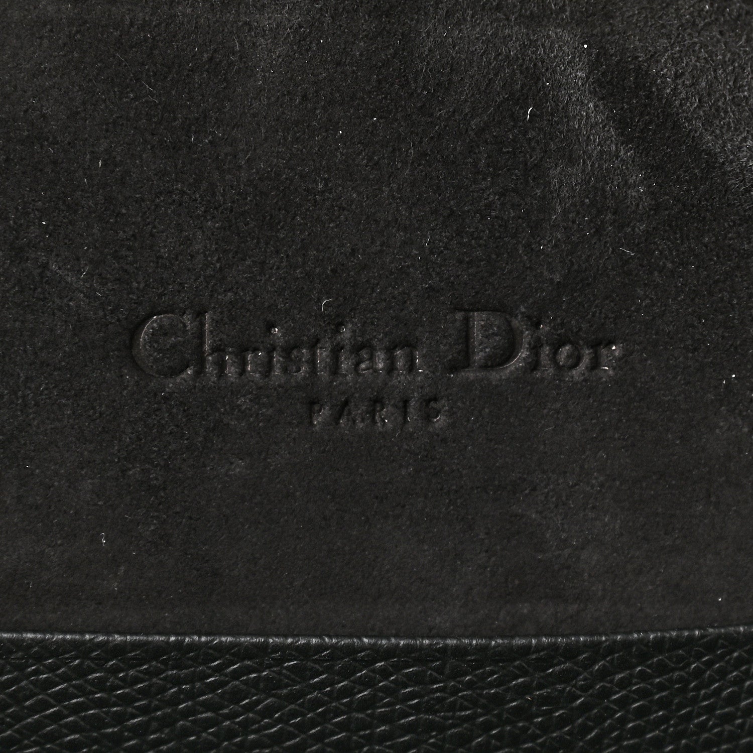 Christian Dior Grained Calfskin Saddle Belt Bag Black 7 of 10