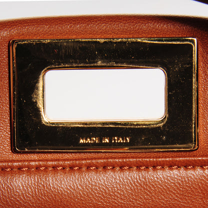 Fendi Nappa Mini Peekaboo Iconic Satchel Corteccia 7 of 10