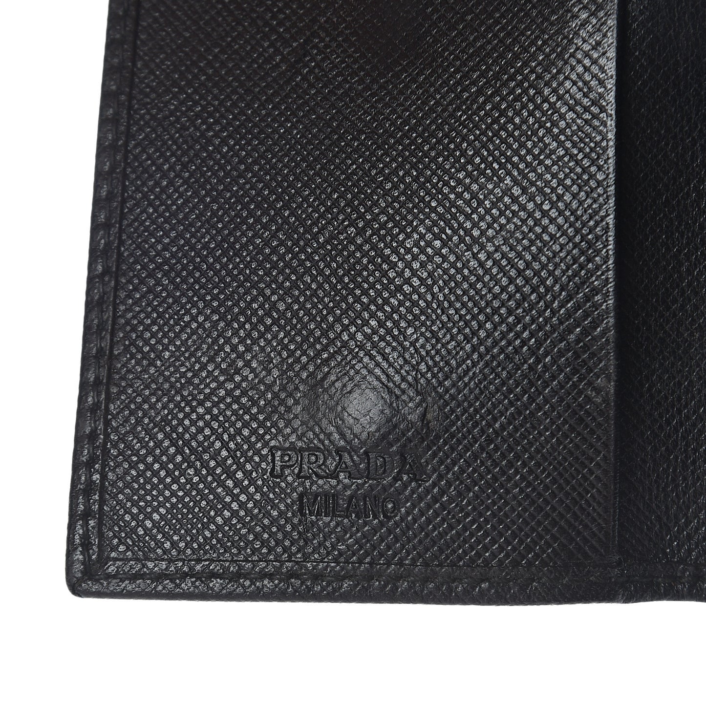 Saffiano 6 Key Holder Black