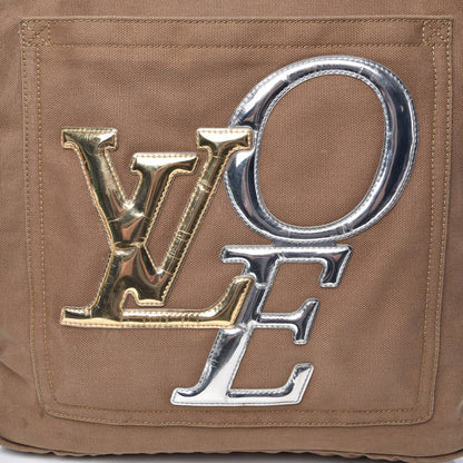 Louis Vuitton Canvas Thats LVoe Tote Kaki 10 of 18