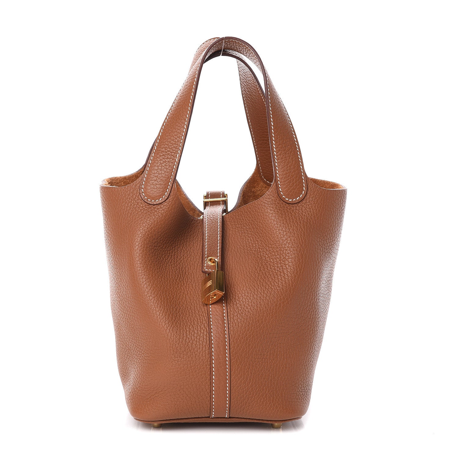 Hermes Taurillon Clemence Picotin Lock 18 PM Gold 1 of 8