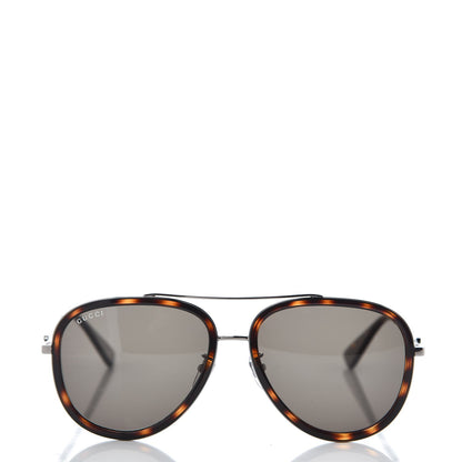 Gucci Aviator Sunglasses GG0062S Tortoise 2 of 9