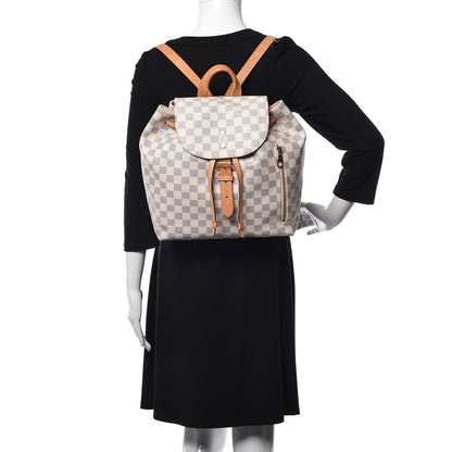 Louis Vuitton Damier Azur Sperone Backpack 2 of 10