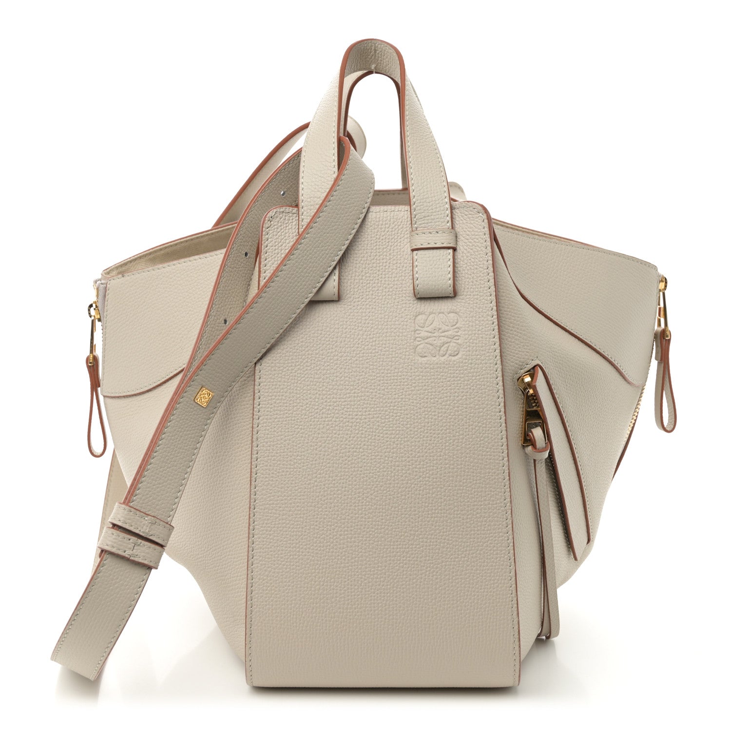 Loewe Grained Calfskin Small Hammock Shoulder Bag Light Ghost 1 of 10