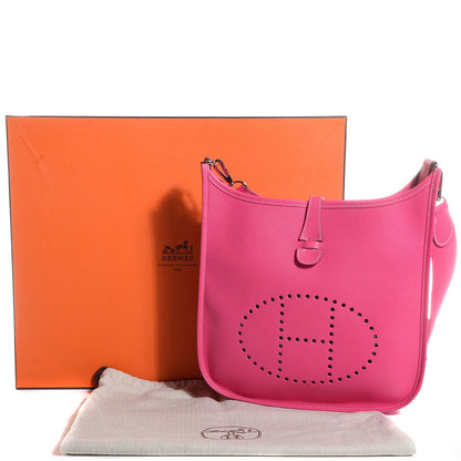 Hermes Epsom Evelyne III PM Rose Tyrien 11 of 18