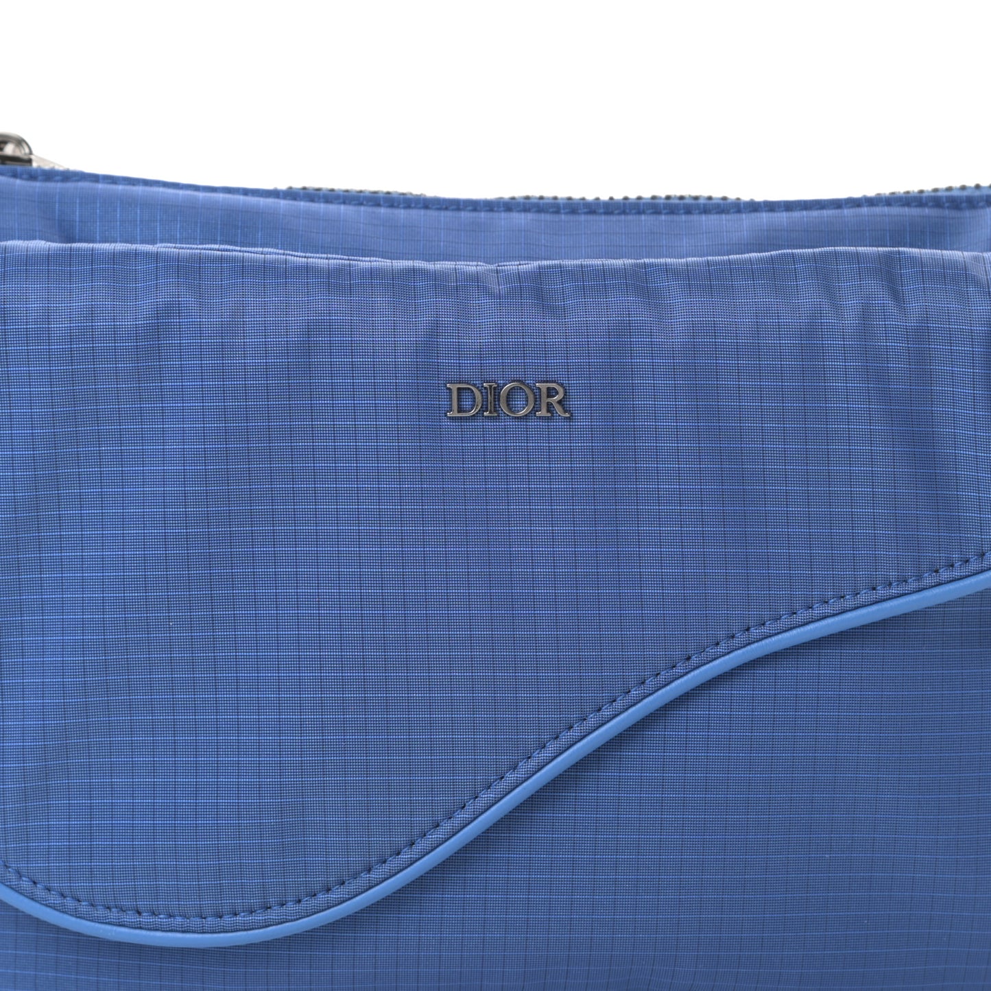Nylon Saddle Belt Bag Blue