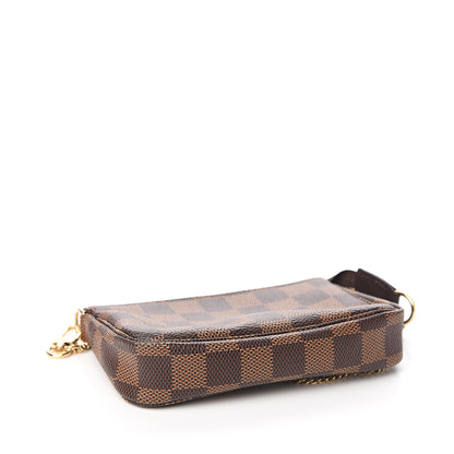 Louis Vuitton Damier Ebene Mini Pochette Accessories 3 of 7